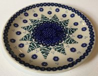 Gebaksbord groene kerstbomen