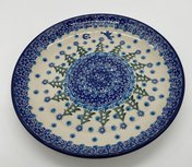 Ontbijtbord 1 engel / kerstbomen