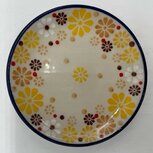 Petit four gele bloem