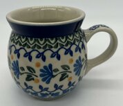 Boerenbeker 240 ml blauwe waaier