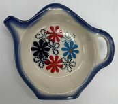 Theezak theepotje grote bloemen