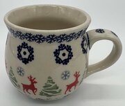 Boerenbeker 300 ml rood rendier