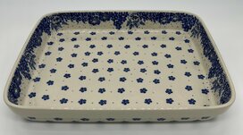 Rechthoekige ovenschaal blauwe druif