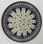 Gebaksbord blauwe kerstboom