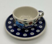 Kersthanger kop en schotel libelle