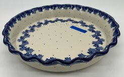 Quichevorm 26 cm blauw blad