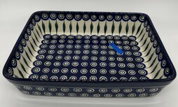 Rechthoekige ovenschaal groen blad