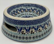 Hondenbak blauw motief