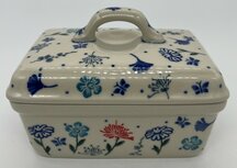 Botervloot rode bloem