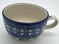 Kopje 150 ml blauwe bloemen