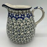 Waterkan blauwe bloem