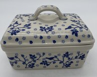 Botervloot blauwe vogel