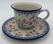 Kop &amp; schotel gekleurd blad 3208X