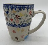 Beker met oor 300 ml gekleurd blad 3208X