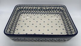 Rechthoekige ovenschaal fijne bloem