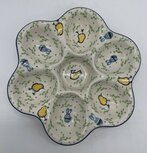 Eierserveerschaal gele kuiken