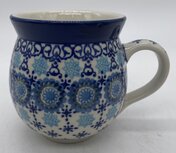 Boerenbeker 350 ml blauwe sterren