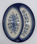 Twee vaks bord korenbloem