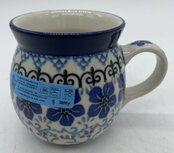 Boerenbeker 240 ml blauwe bloem