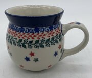 Boerenbeker 240 ml gekleurde ster