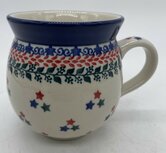 Boerenbeker 350 ml gekleurde ster