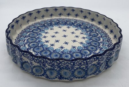 Quichevorm 24 cm blauwe sterren