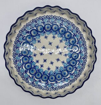 Quichevorm 24 cm blauwe sterren