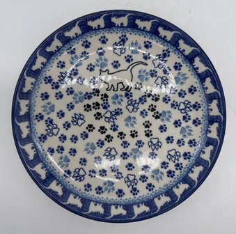 Ontbijtbord 20 cm poes