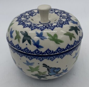 Appelpot met vogels