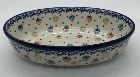 Ovalen ovenschaal aardbei