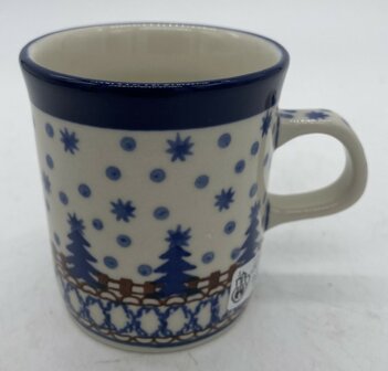 Rechte beker 100 ml kerstboom