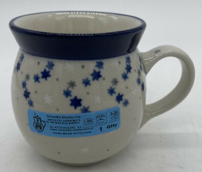 Boerenbeker 240 ml blauwe ster