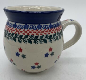 Boerenbeker 350 ml gekleurde ster