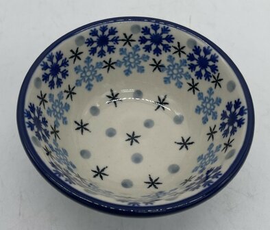 Rond bakje blauwe sterren