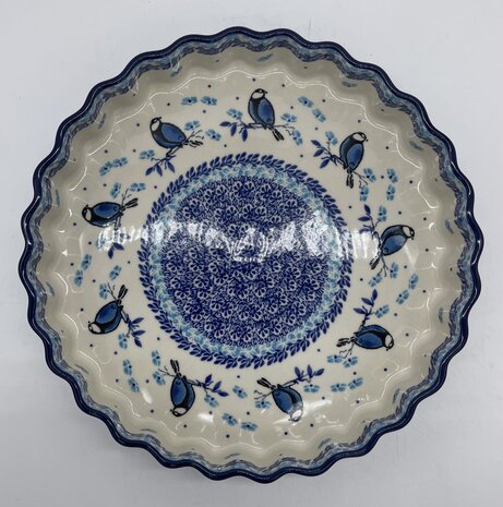 Quichevorm 24 cm met vogels