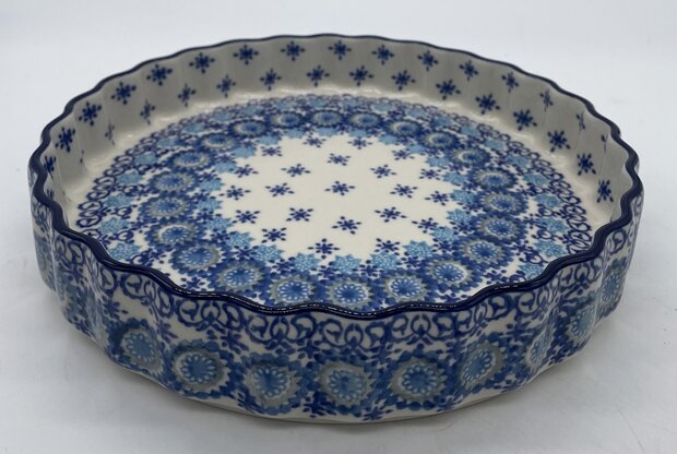 Quichevorm 24 cm blauwe sterren