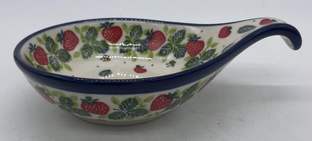 Lepel onderlegger aardbei groot